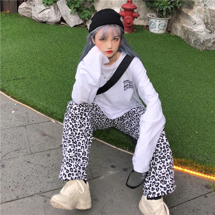 Уличная одежда новинка корейская мода хип хоп осенняя Женская harajuku ulzzang белые