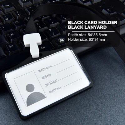20 1 шт. id карта бейдж держатель бирка для карты и сертификата Алюминиевый металлический корпус - Цвет: 20