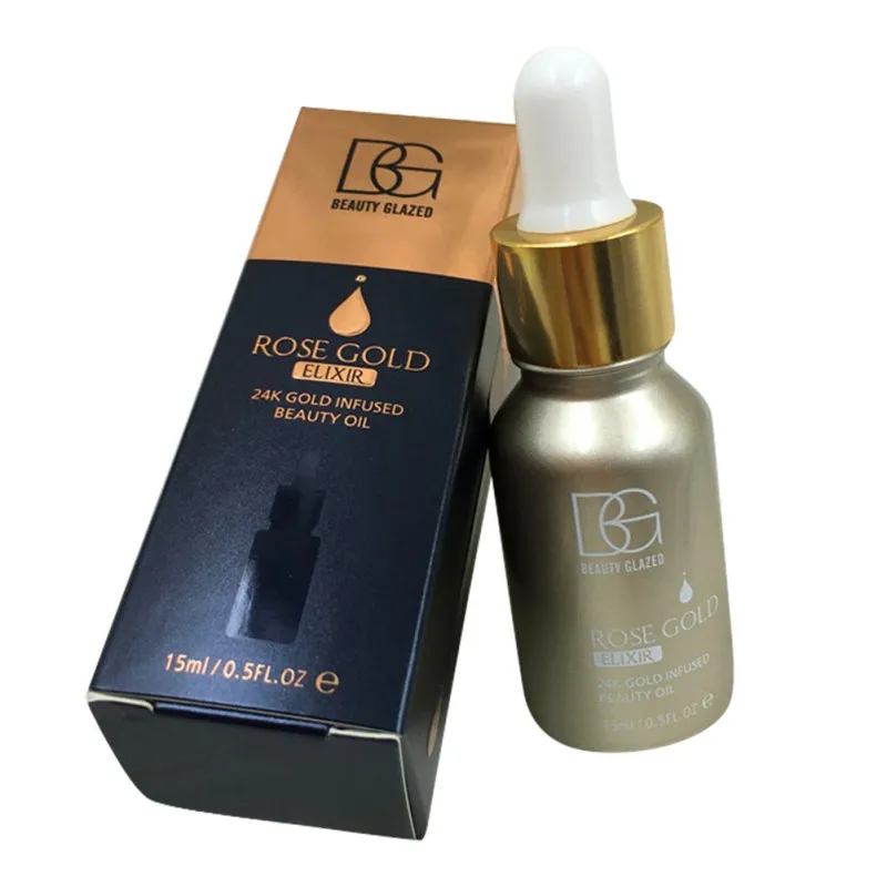 Новый 24k розовое золото Elixir излучающий увлажнитель для лица Уход за эфирным