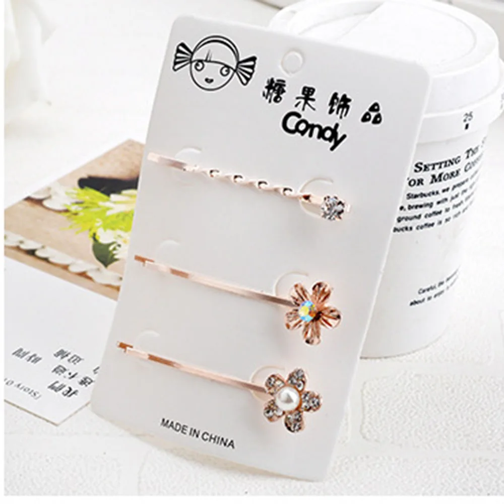 

3/4pcs/Set Korea Fashion Metal&Rhinestone Hairband For Women Lady Hairpin Barrettes Hairclips Hair Accessories Clip Butterfly