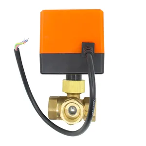 Латунный шаровой клапан с электроприводом, 12 дюйма, В переменного тока, 24 В постоянного тока, 12 В постоянного тока, трехходовой привод dn15 для электромагнитного клапана, привод электрического клапана CN01 CN02