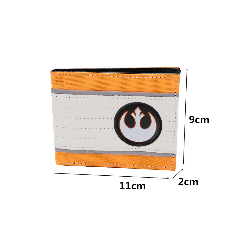 Звездные войны кошелек мандалорский логотип Боба Фетт искусственный Rebel Alliance& Galactic имперский кошелек с tagкороткий кошелек для мужчин
