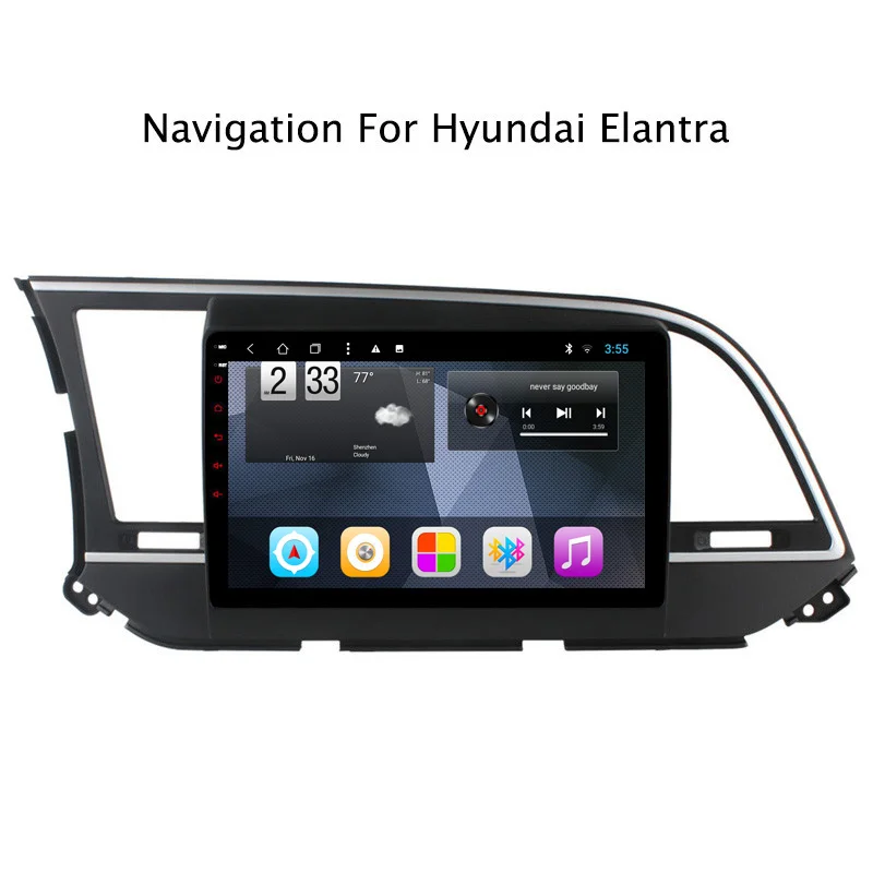 Navitopia четырехядерный Android 8 1 автомобильный DVD gps для hyundai Elantra 2016 2017 Радио стерео с