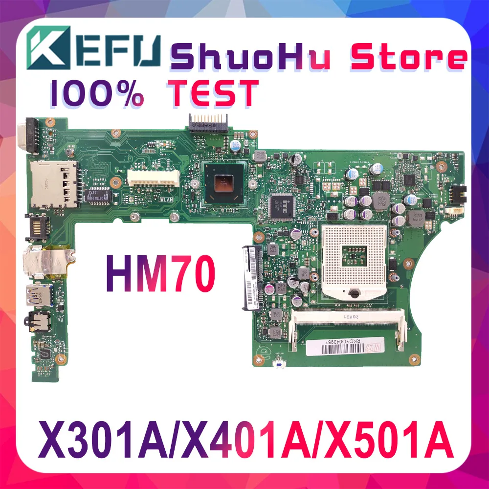 KEFU X501A для ASUS X301A X401A SLJNV поддержка B800 ~ B960 14 'ཋ'' HM70 материнская плата ноутбука