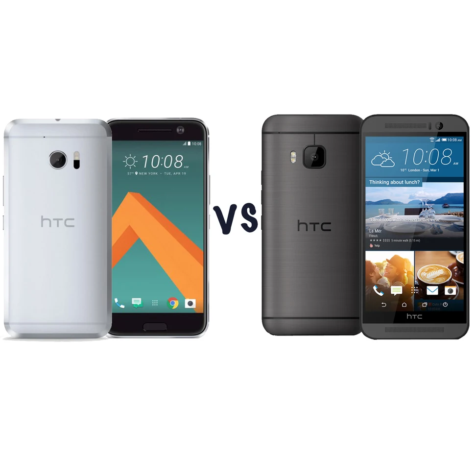 Htc 10 vs. htc один M9 |