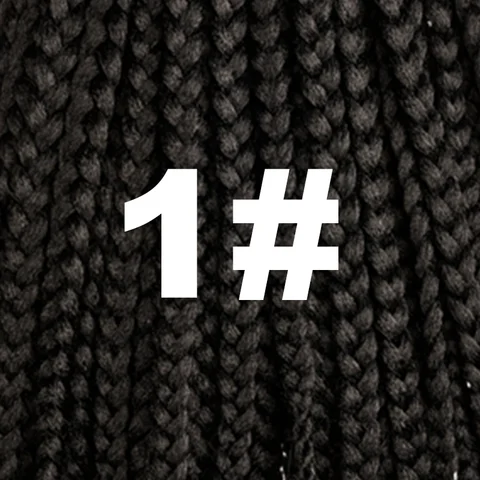 Silike 12 "18" 22 "вязание крючком Box косы синтетические волосы 12 корней чистых цветов вязание крючком плетеные волосы 90-100 г 1 упак./лот