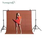 Задник для фотосъемки, гладкий муслиновый, кофейный, хромаки, кромаки, ткань для фотостудии, видео, 1,6 х 2 м5,2 х 6,5 фута