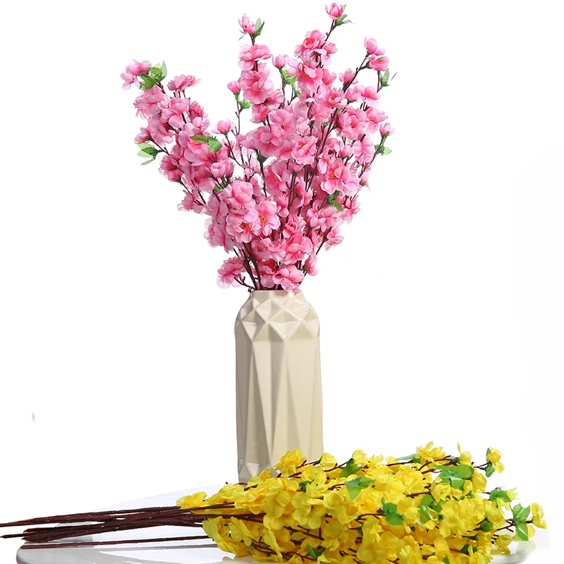 Luyue Flor de flores цветы искусственный персиковый цветок для украшения дома свадебные украшения цветы