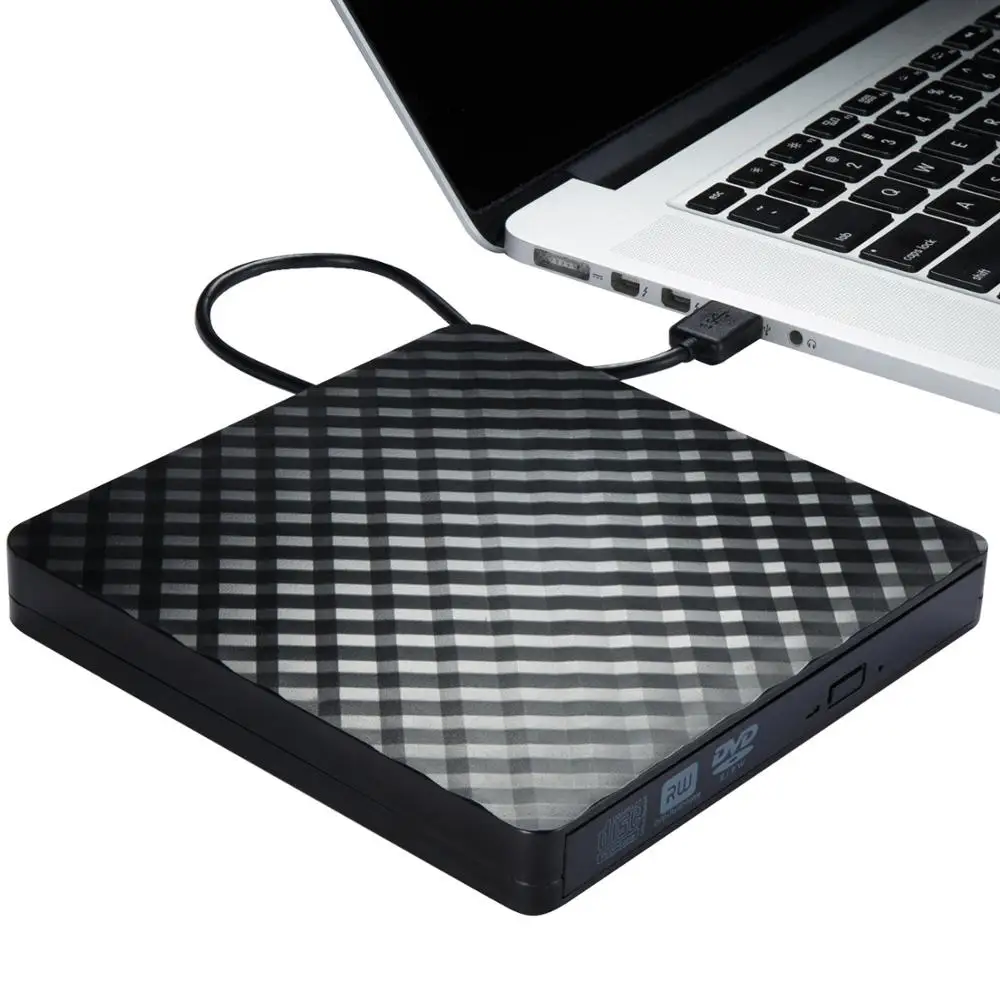 Тонкий DVD горелка usb3.0 гофрированный Внешний привод|Чистые диски| |