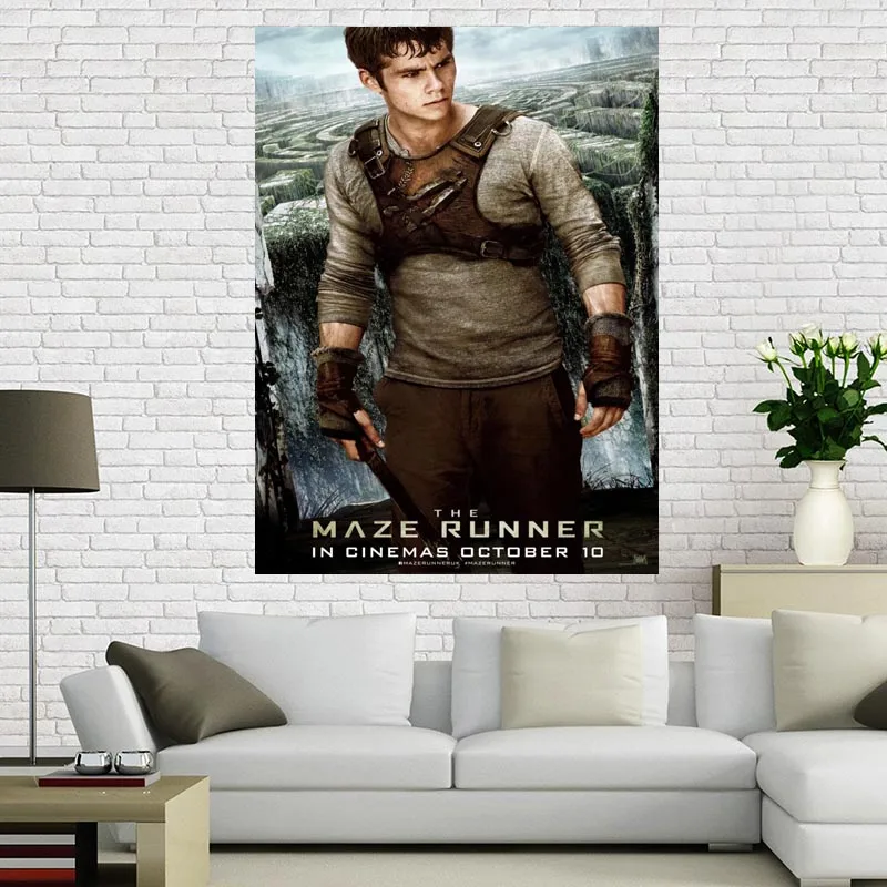 Новое поступление на заказ лабиринт бегун холст постер для домашнего декора