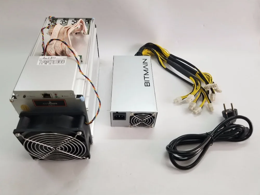 

Майнер ANTMINER L3 ++ 580M с блоком питания BITMIAN, Scrypt Майнер с функцией Litecion, Майнер лучше, чем ANTMINER L3 + S9 S9i
