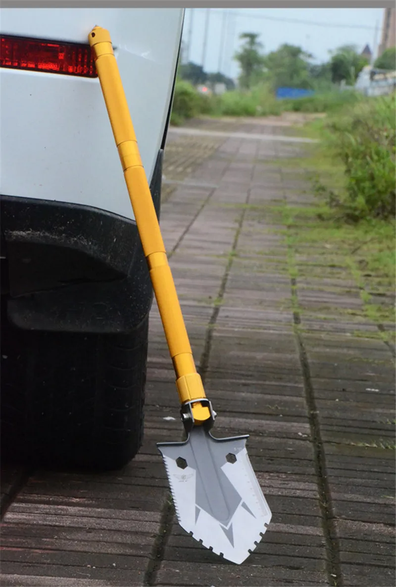 Модернизированная версия открытый кемпинг многоцелевой складной лопата