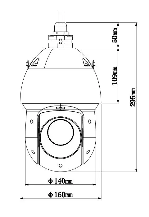 

Dahua SD49425XB-HNR-G with logo original 2MP 25x Starlight PTZ Network IP Camera High Speed IP Dome Camera Digital Zoom IP66