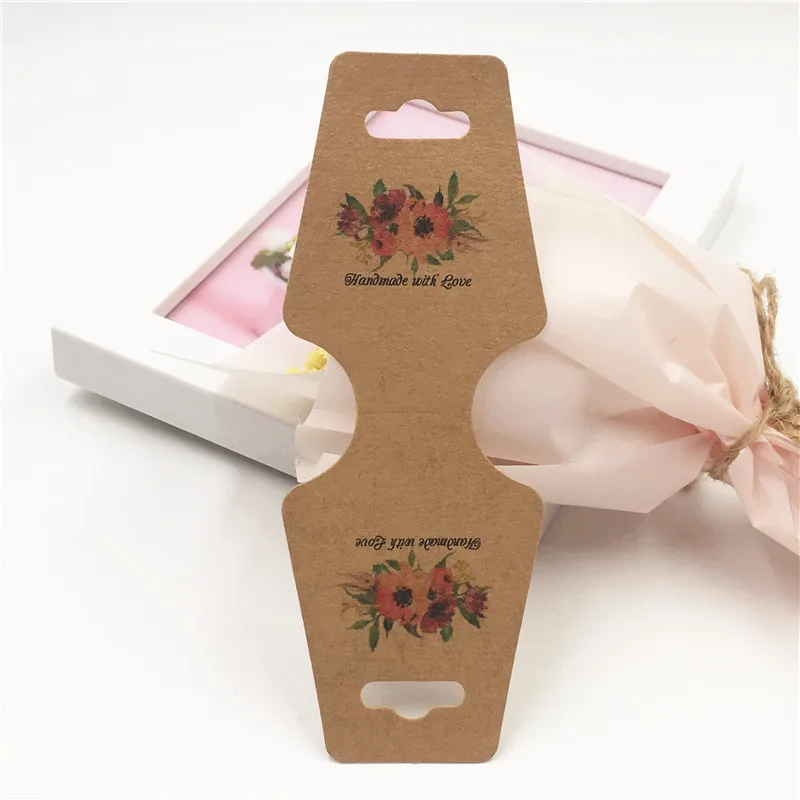 24 шт/лот бумажные ювелирные изделия серьги карты 12x4 5 см милый браслет карта