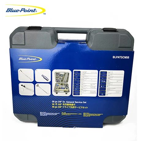 Blue-point/Snap on 58pcs 3/" Drive Mechanics набор инструментов(BLPATSCM58