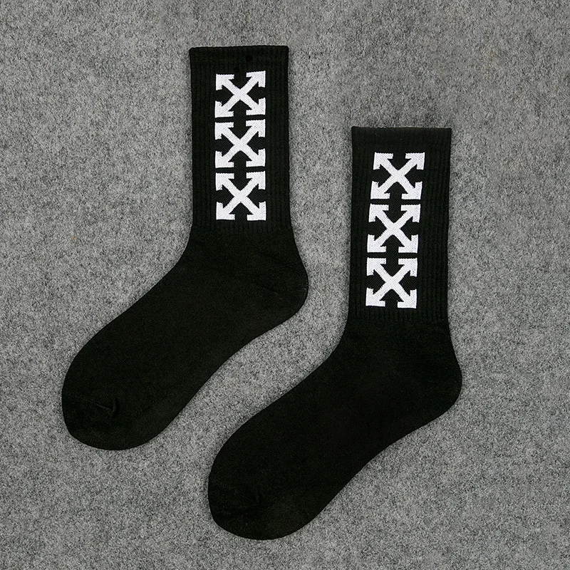Calcetines Mujer носки для девочек влюбленных в полоску черно белые японском стиле