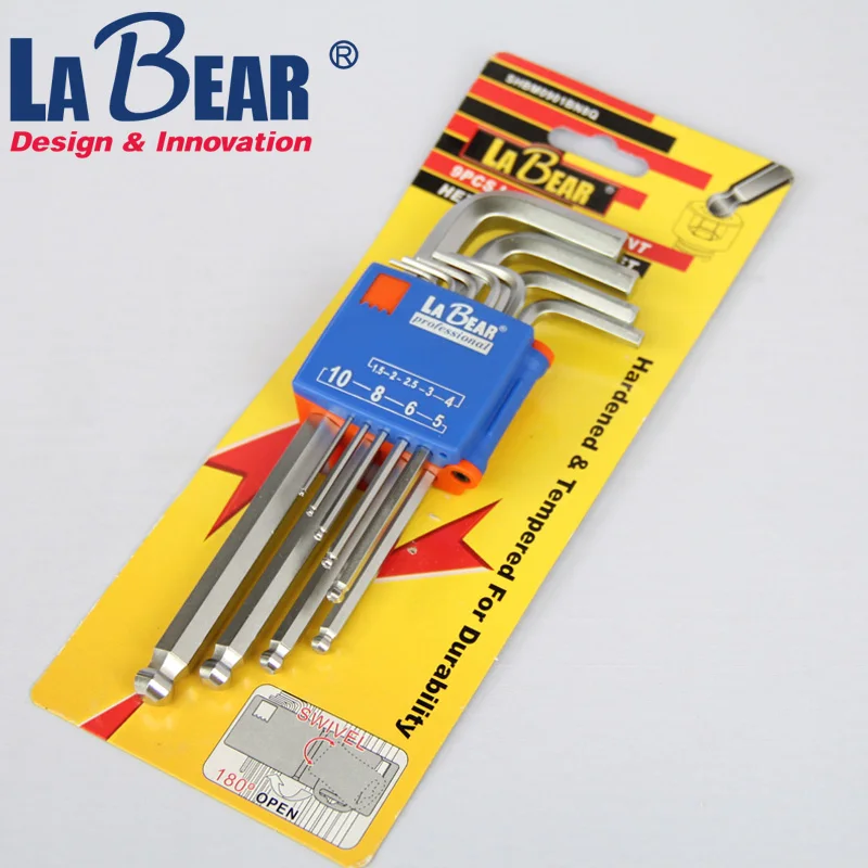 Тайвань ле бо LB09006 мяч головой шесть угол ключ 9 компл. из специальное издание