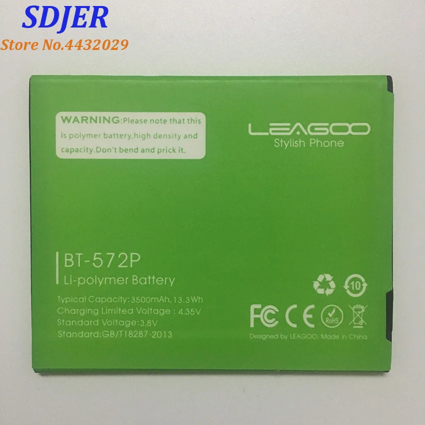 

100% Original High Quality LEAGOO M8 Battery 3500mAh Replacement for BT-572P LEAGOO M8 Battery BT572P Backup Batterie Batteria