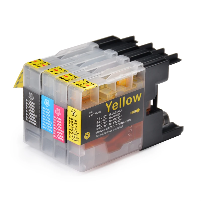 Картриджи Tatrix 8 шт. для Brother LC12 LC40 LC71 LC73 LC75 LC400 LC1220 LC1240 картриджи J6710CDW J6710CDW|ink cartridge|ink