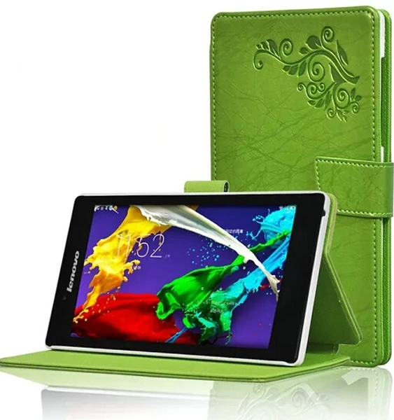 Высококачественный Роскошный чехол книжка с модным принтом для Lenovo Tab 2 Tab2 A7 30 30HC