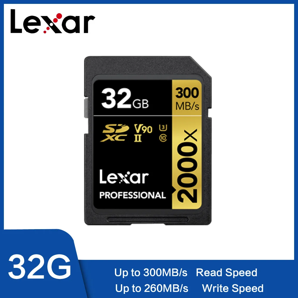 Lexar 2000X UHS 2 sd карта с U3 Flash Limited Pendrive класс 10 32 Гб 64 профессиональная камера 128 ГБ