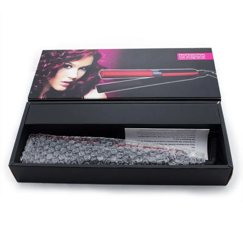 

New Arrival Hair Straightener Curling Iron Portable Plywood Hot Curling Irons Beauty Hair Straightening Styling Tools Euro Plug