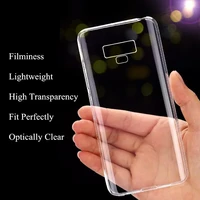filminess soft silicone back cover for samsung galaxy note 9 case phone housing high transparency luxury coque fundas capa caso