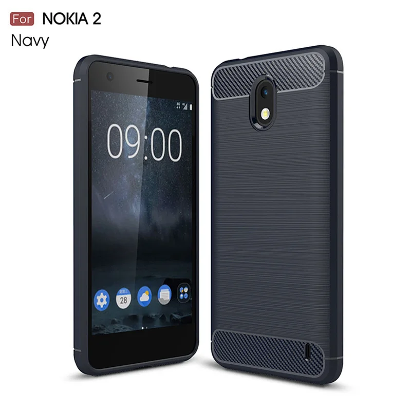 1 шт. Роскошные Чехлы для мобильных телефонов Nokia2 силиконовый защитный гелевый
