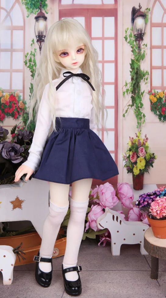Модный стиль 1/3 1/4 1/6 BJD Кукла SD Одежда Игрушка одежда юбка + рубашка аксессуары для