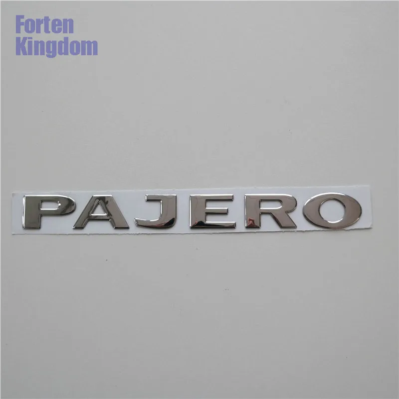 Forten Kingdom Fit PAJERO Word PVC пластиковая 3D буква значок задний багажник пользовательские