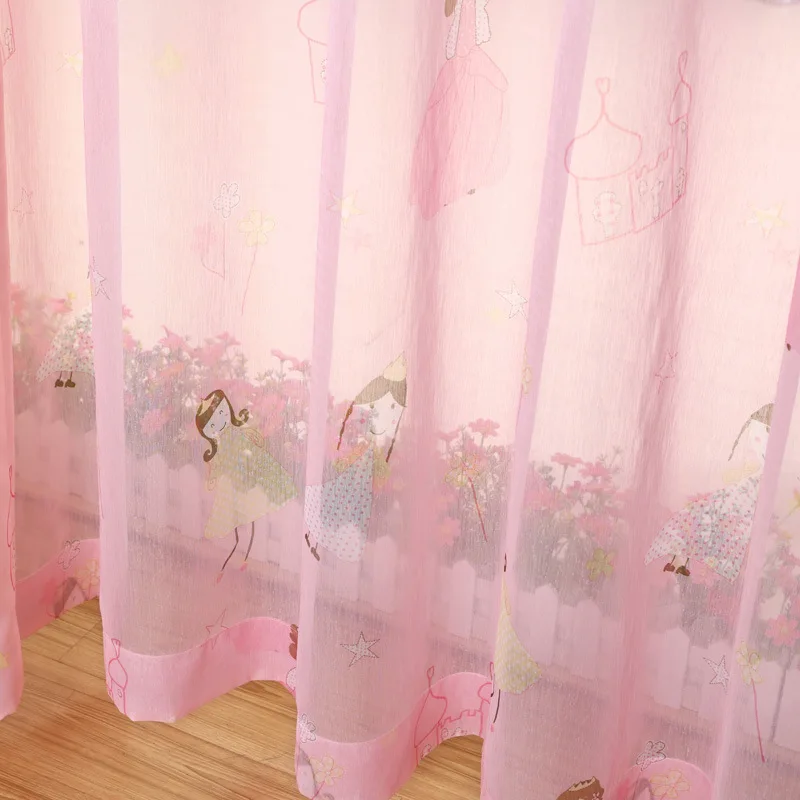 Красивые детские шторы для девочек постельное белье комната/Кухня комнатные