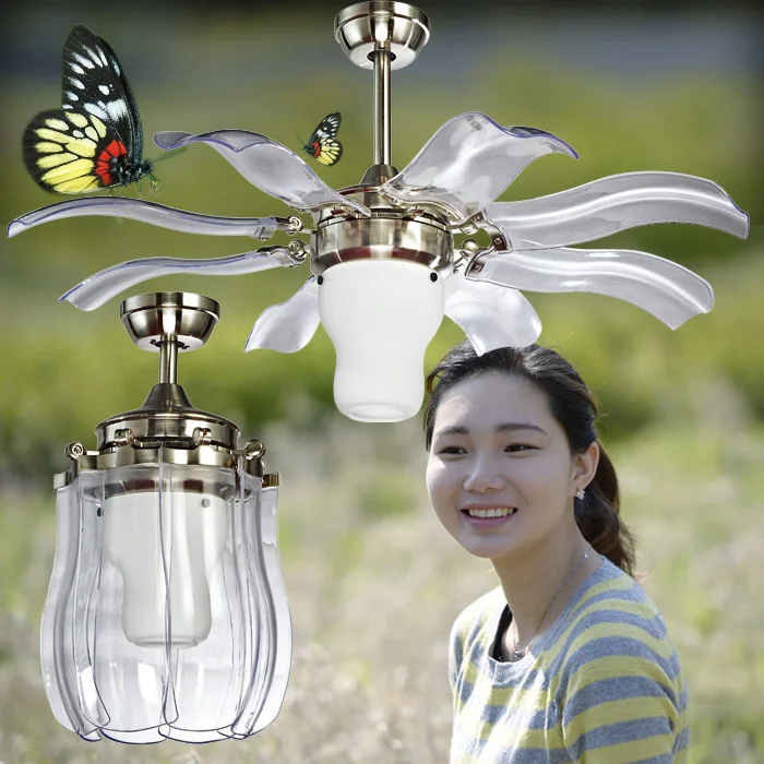 42 дюйма современный роскошный ультра-тихий роскошные светодиодный потолочный