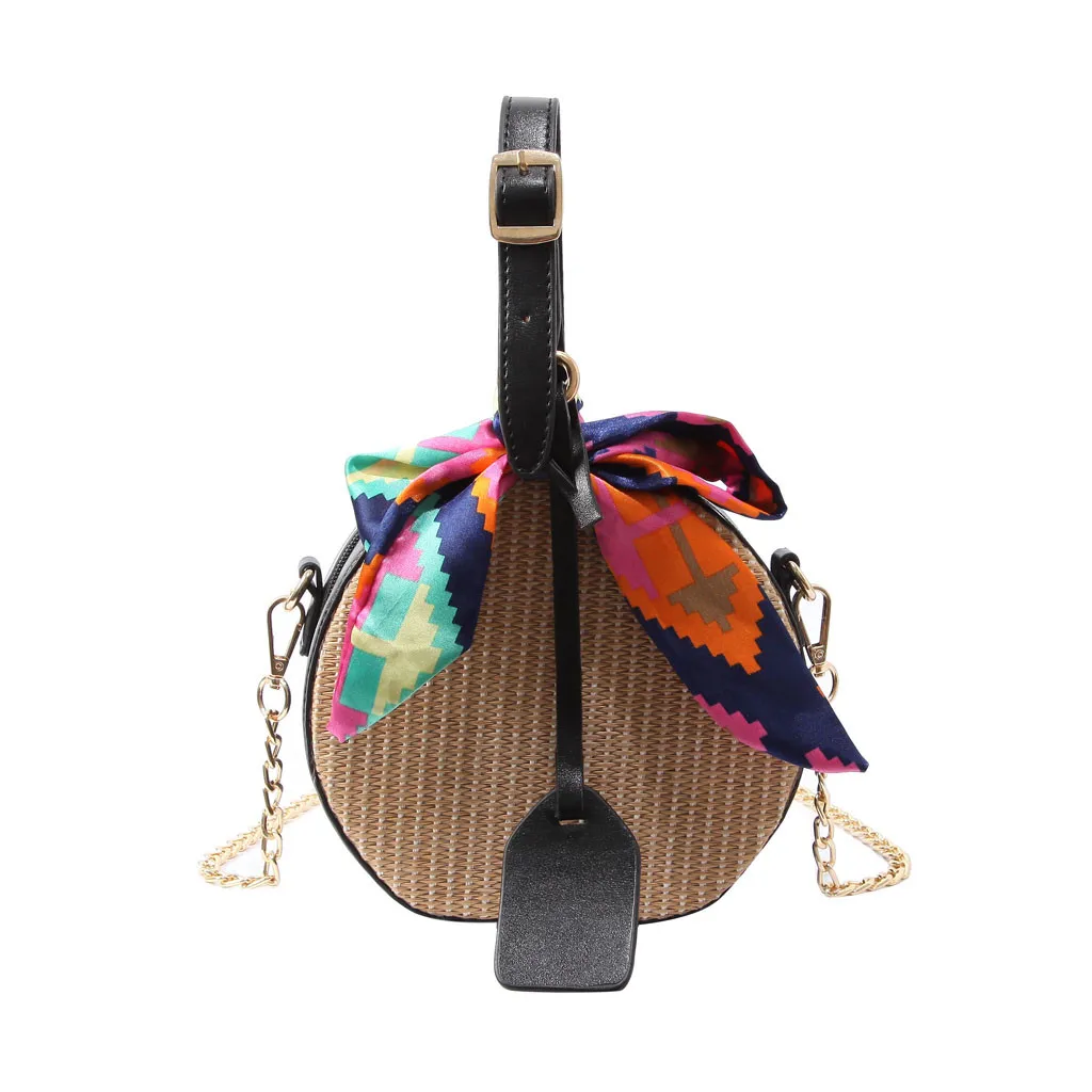Женская модная цветная соломенная сумка на плечо bao bolsa feminina Прямая поставка #