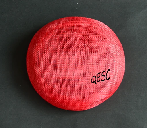 Оптовая продажа круглая соломенная шляпа размером 14 см с круглым плетением