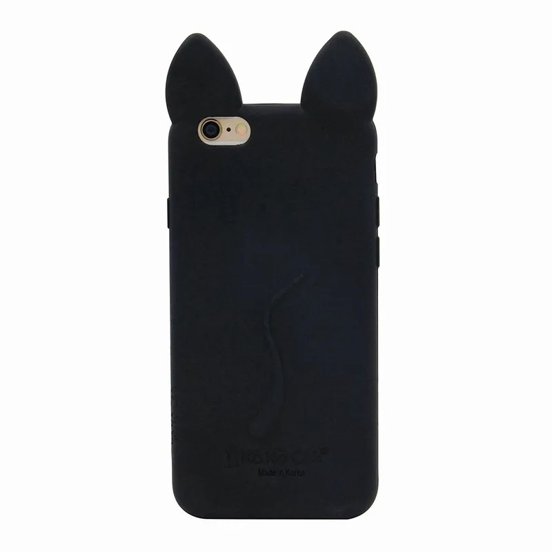 Чехол для iPhone 6S KoKo кошка из мягкого силикона милый котенок уши 3D чехол Apple 6 S 7 iPhone6
