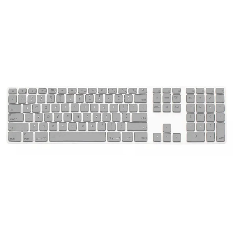 Силиконовый тонкий защитный чехол для клавиатуры с цифровой клавиатурой Apple iMac (5