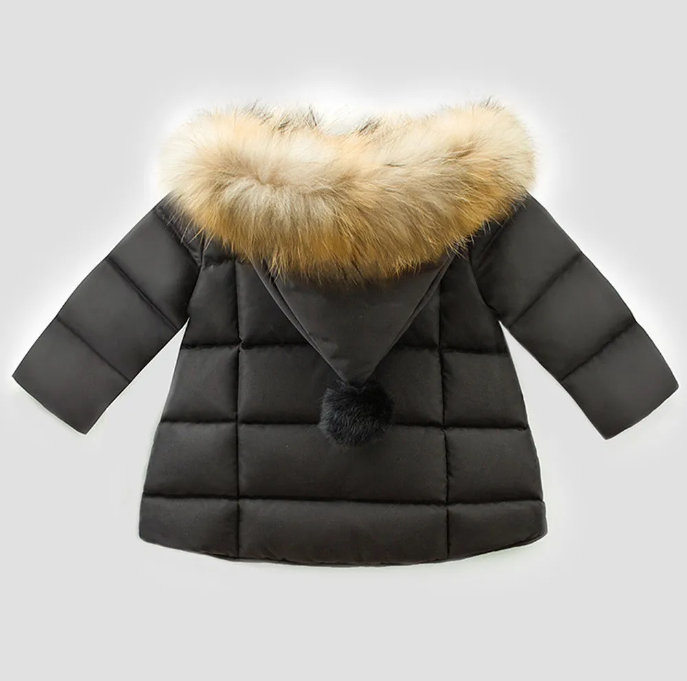 

TELOTUNY kids winter jacket artificial fur coat girls boys children Outwear Thick Warm Zipper buttons Z0829