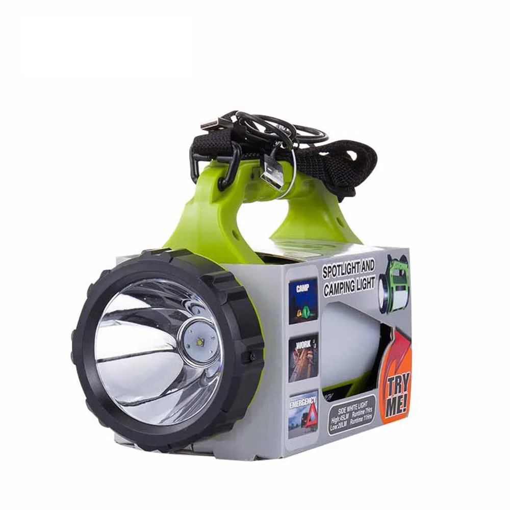 

Multi-function High power LED Flashlight portable Searchlight Spotlight side SOS red light torch rechargeable camping light