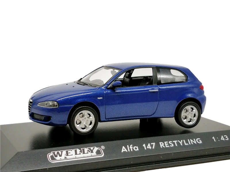 Welly 1:43 Alfa 147 рестайлинг Литой Сплав модель автомобиля игрушечный автомобиль