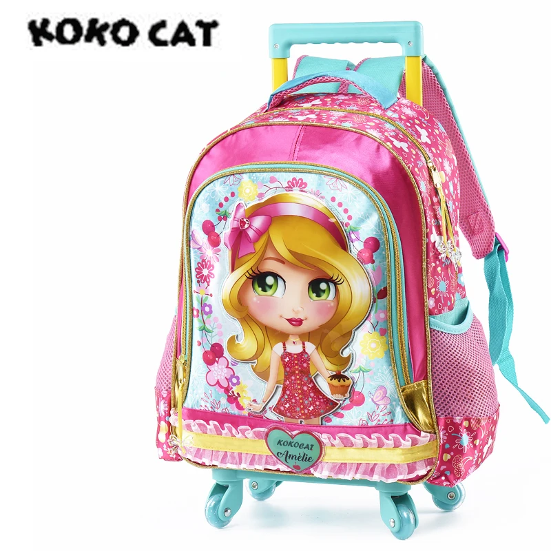 Рюкзак для школы Cartoon 3D Kids Children Cool Girls Bags Bookbag Backpacks for Teens Student Schoolbag.