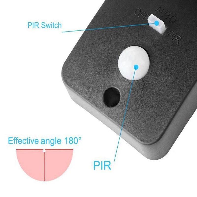 Лампа на солнечной батарее с датчиком движения 10 LED Водонепроницаемый аварийный