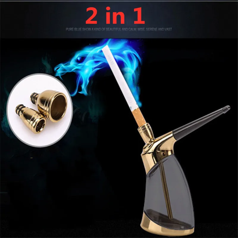 

Yooap Dual-Purpose Cigarette Tobacco Water Pipe Portable Mini Hookah Shisha Tobacco Smoking Pipes Smoking Tobacco Accessories