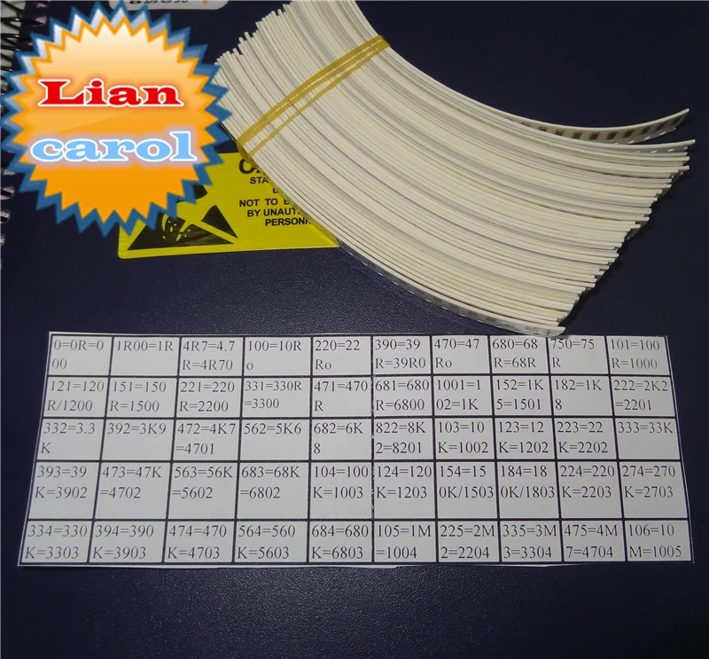 1250 шт. 50 значений 1206 SMD комплект резисторов (0R ~ 10MR) 5% 100% новый и оригинальный|kit kits|kit