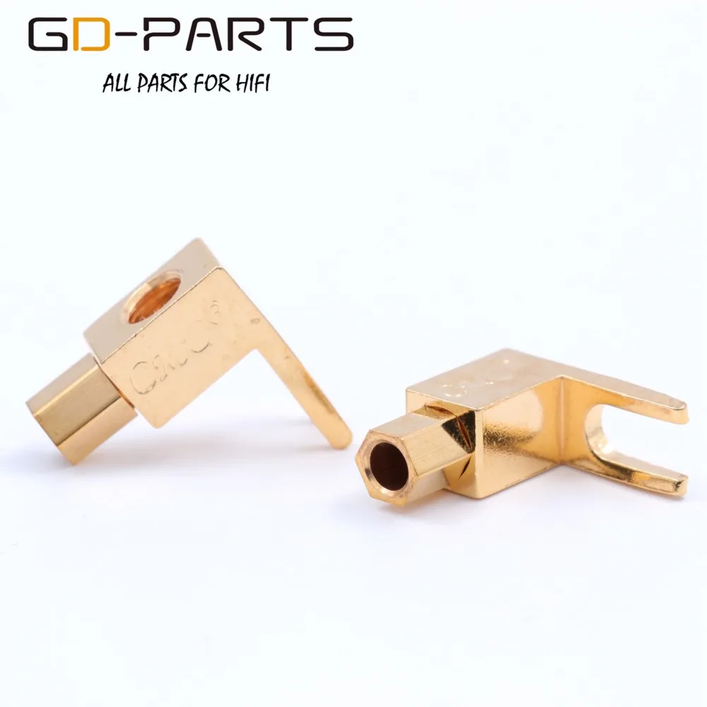 2 шт. латунный банановый соединитель для Hi Fi звука|amplifier for speakers|hifi connectorgold amplifier |