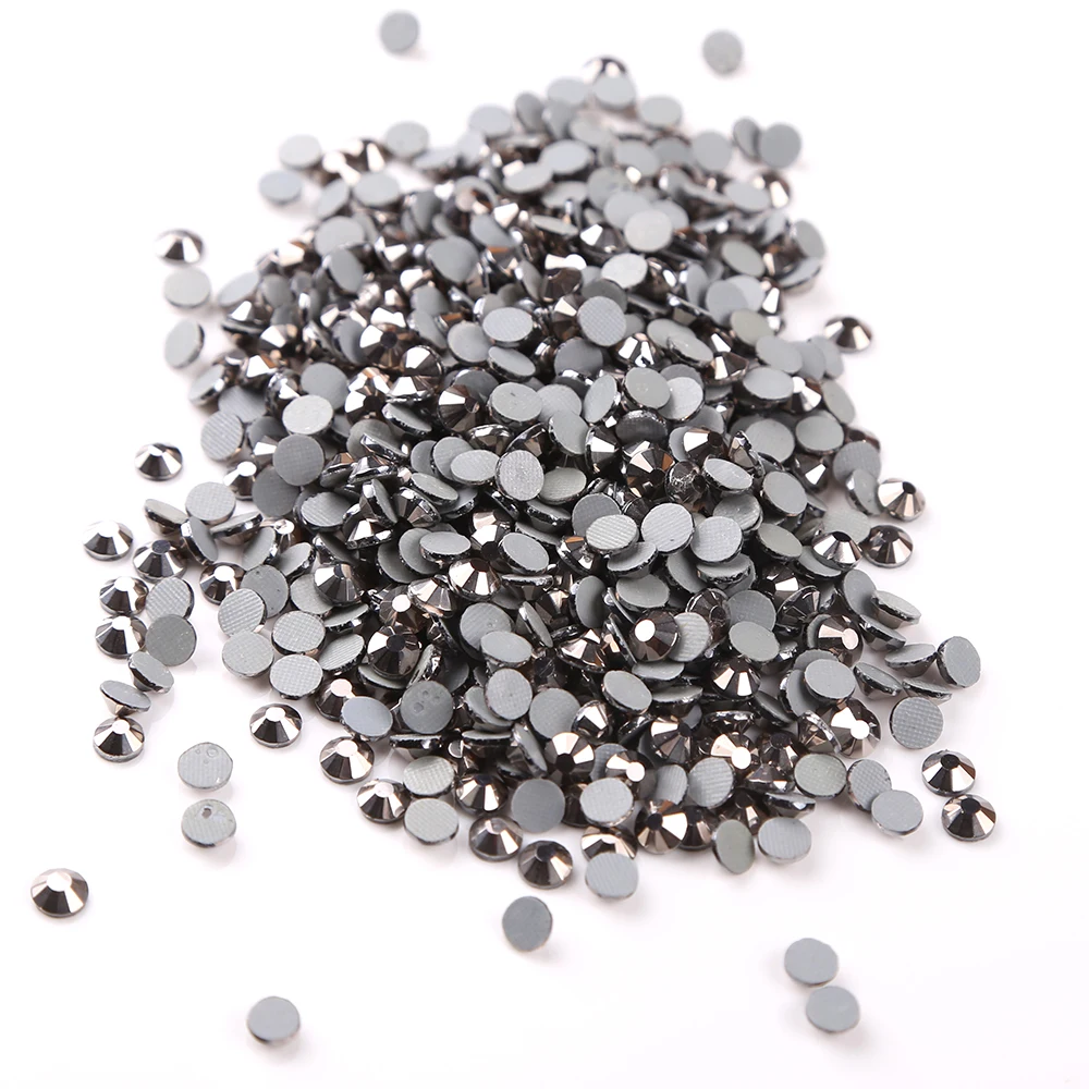 Высококачественные черные бриллиантовые бриллианты 10 пакетов кристалл без