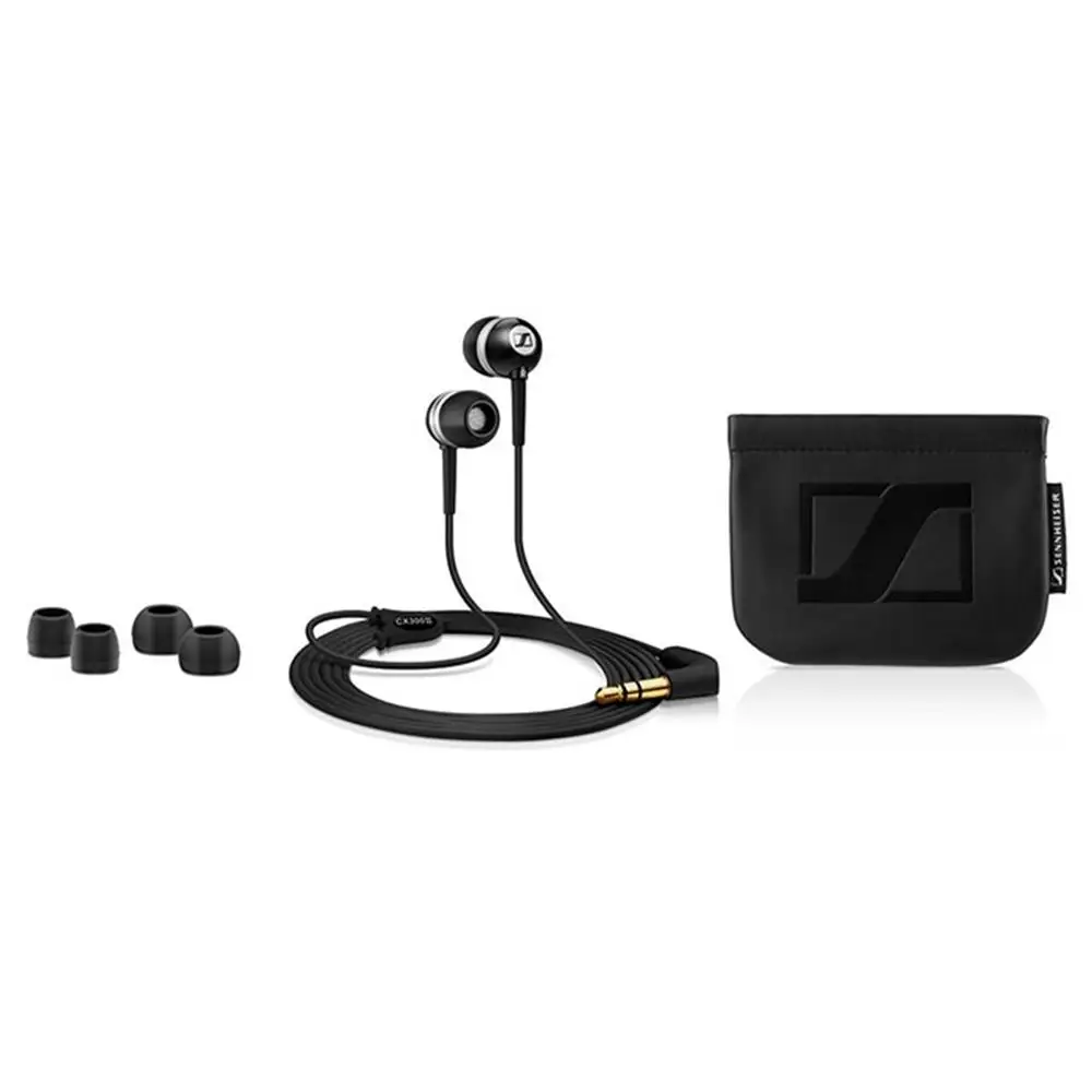 Оригинальные наушники вкладыши Sennheiser CX300 II динамическая Проводная гарнитура 3 5