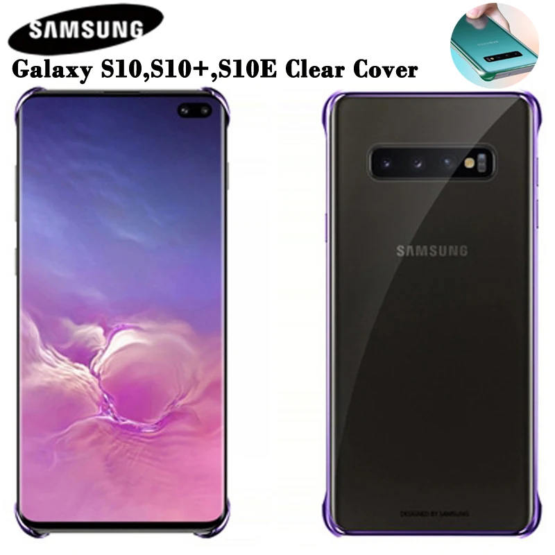 Оригинальный чехол для телефона SAMSUNG Galaxy S10 S10Plus X S10E искусственная кожа G9750