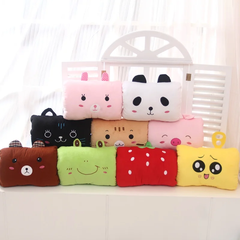 Hot Winter Cute Cartoon Plush Toys Hand Warmer Animals Soft Hold Warm Cotton Toy Cushion Pillow Birthday Gift | Игрушки и хобби