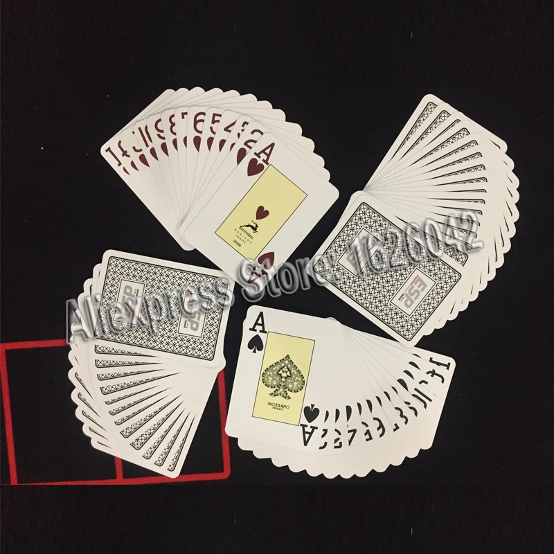 Modiano ESP Poker Размер 2 Jumbo индекс пластиковые игральные карты, казино Quolity Европейский покер Tourment