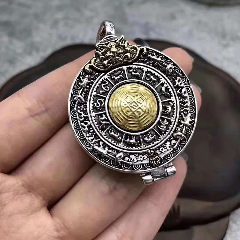 Кулон Будды SOQMO из серебра 100% пробы ювелирные изделия для мужчин и женщин мантра